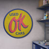 Chevrolet OK Used Cars Oversized Metal Sign (40")
